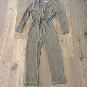 Overlover Crinkle Linen Jumpsuit